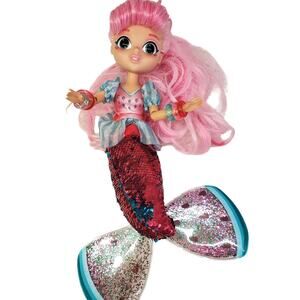Fidgie Friends Watermellow Mermaid Doll Flip Sequin Fidgets Glitter Fins